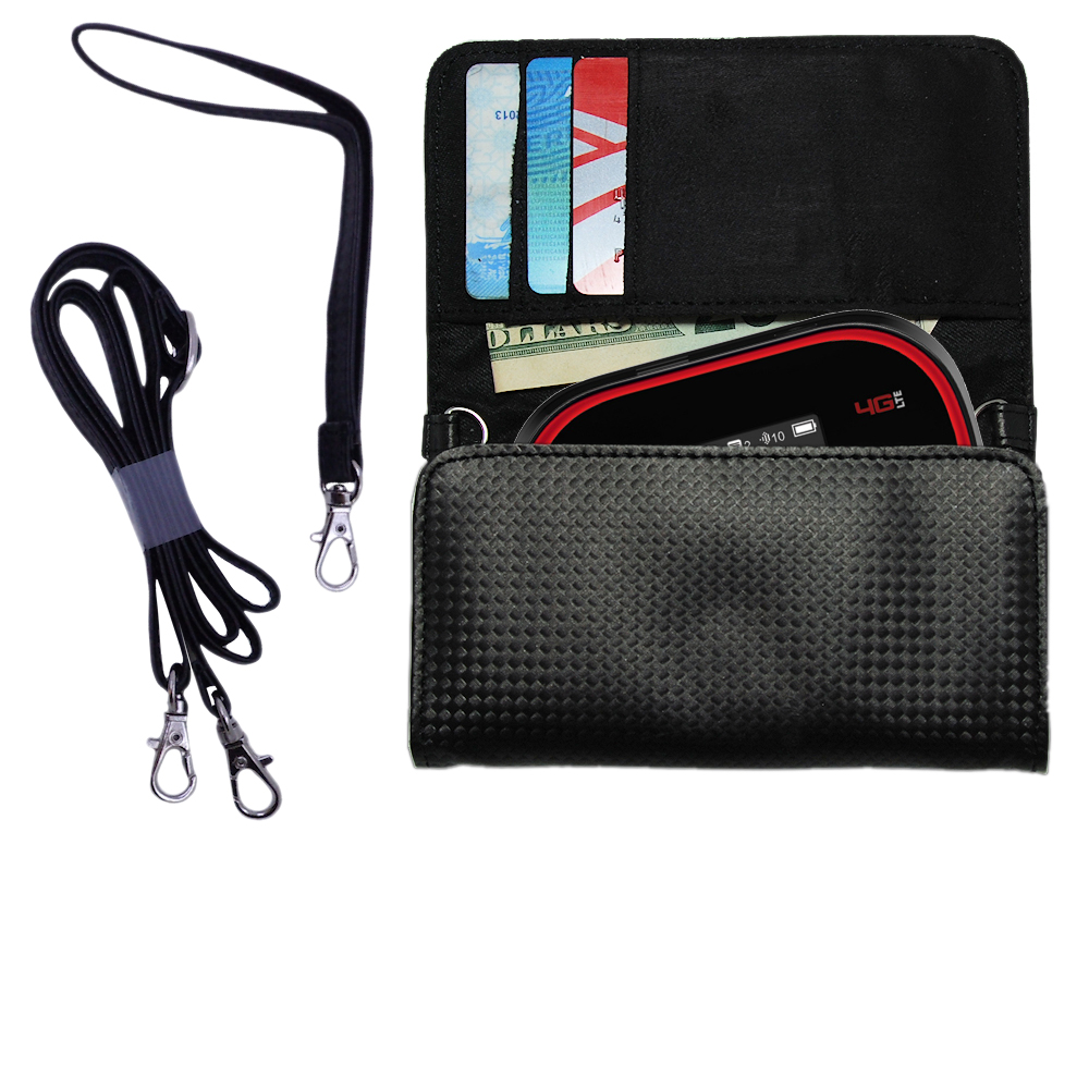 Purse Handbag Case for the Novatel 5510L  - Color Options Blue Pink White Black and Red