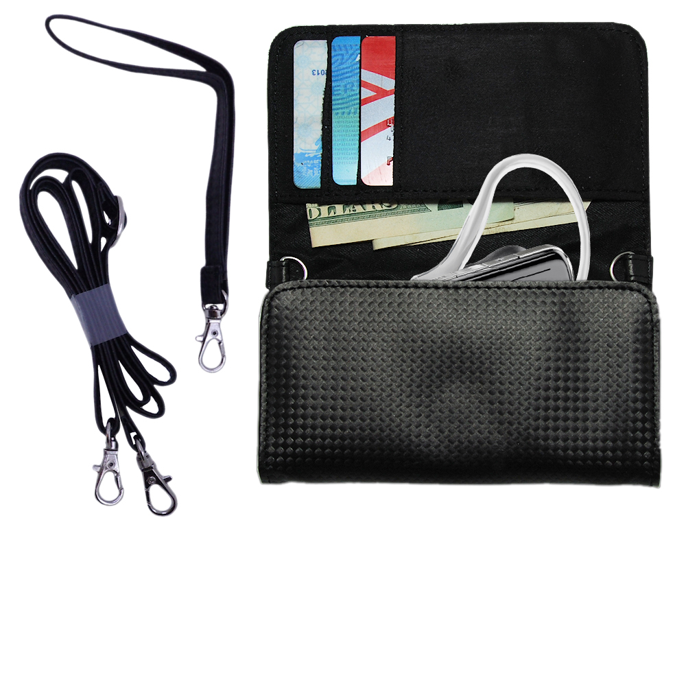 Purse Handbag Case for the Plantronics Voyager 835  - Color Options Blue Pink White Black and Red