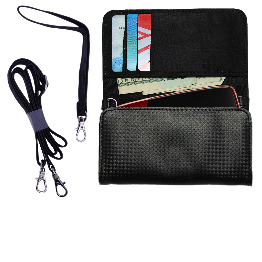 Purse Handbag Case for the Samsung SCH-R430 Myshot  - Color Options Blue Pink White Black and Red