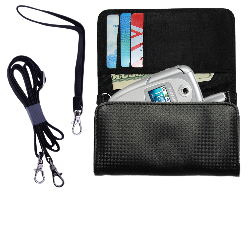 Purse Handbag Case for the Samsung SGH-E316 / E317  - Color Options Blue Pink White Black and Red