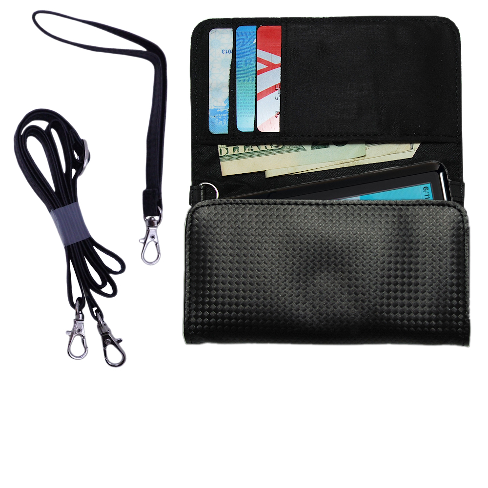 Purse Handbag Case for the Sandisk Sansa e280  - Color Options Blue Pink White Black and Red