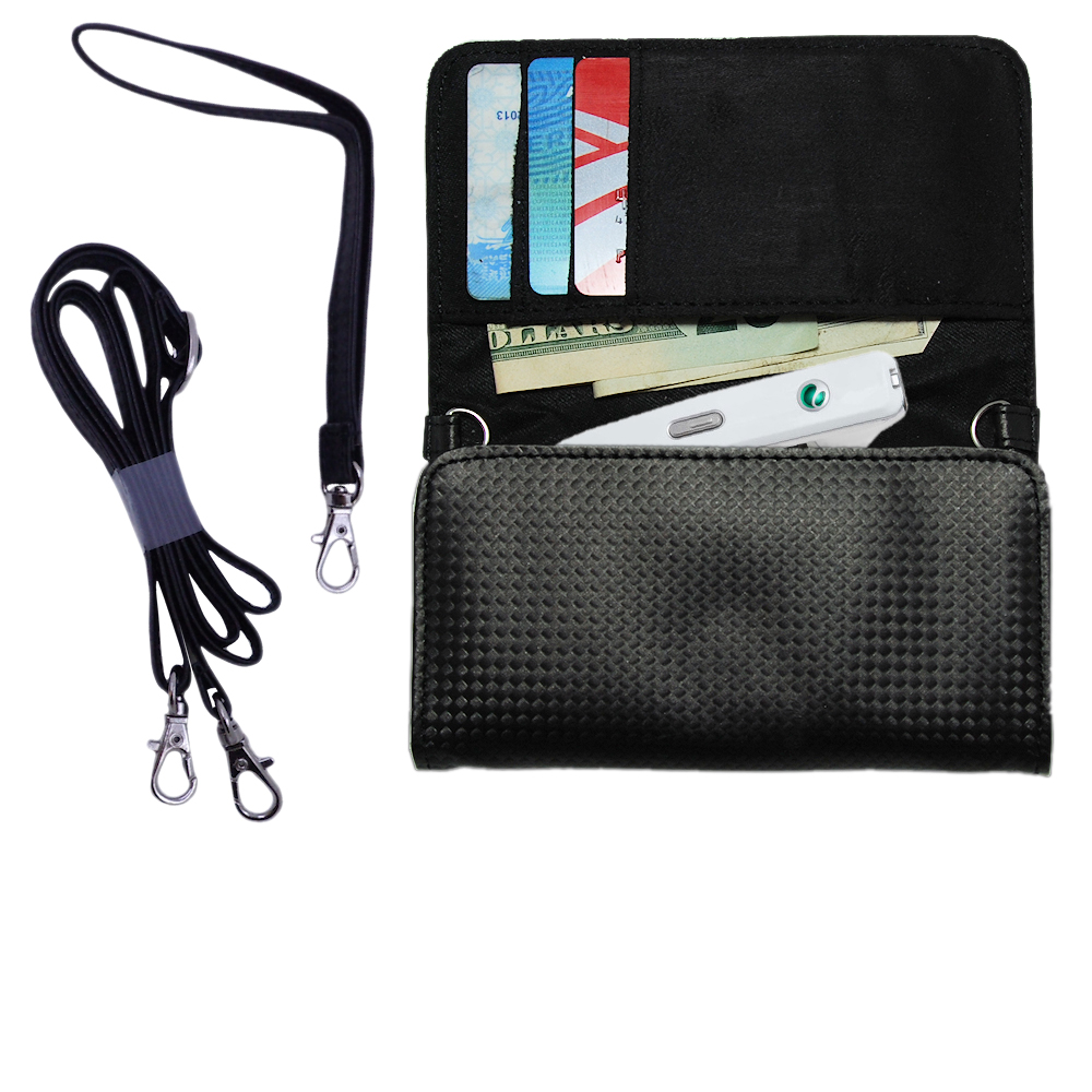 Purse Handbag Case for the Sony Ericsson Bluetooth Headset HBH-IV835  - Color Options Blue Pink White Black and Red