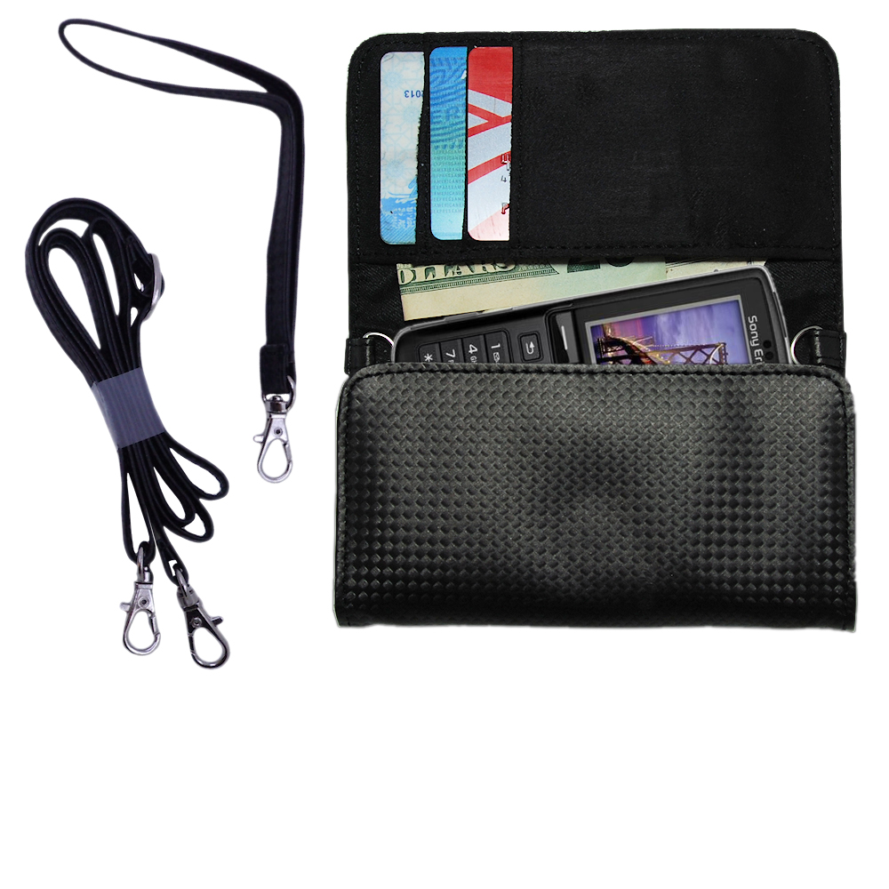 Purse Handbag Case for the Sony Ericsson k750c  - Color Options Blue Pink White Black and Red