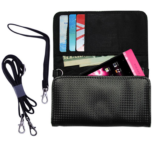 Purse Handbag Case for the Sony Ericsson Xperia U / ST25i  - Color Options Blue Pink White Black and Red