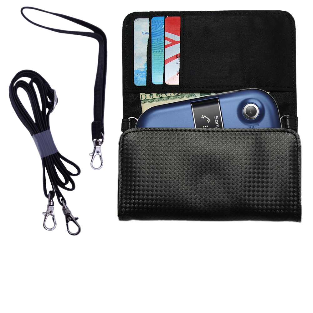 Purse Handbag Case for the Sony Ericsson z320i  - Color Options Blue Pink White Black and Red