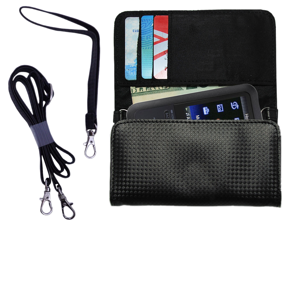 Purse Handbag Case for the Sony Walkman NWZ-S718  - Color Options Blue Pink White Black and Red