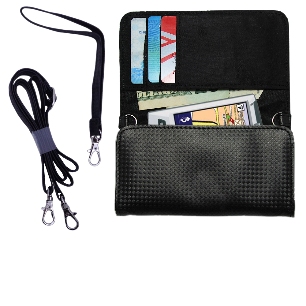 Purse Handbag Case for the TomTom Navigator 5  - Color Options Blue Pink White Black and Red