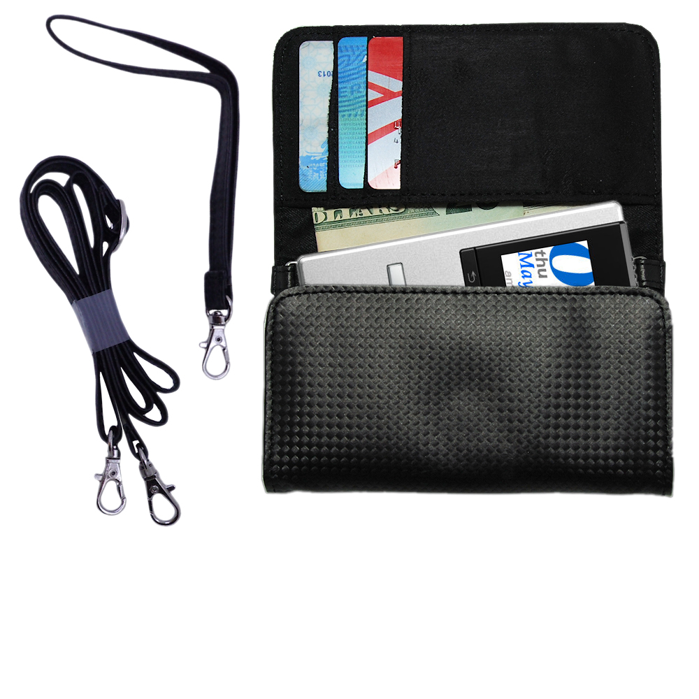 Purse Handbag Case for the Toshiba Gigabeat MEU202  - Color Options Blue Pink White Black and Red