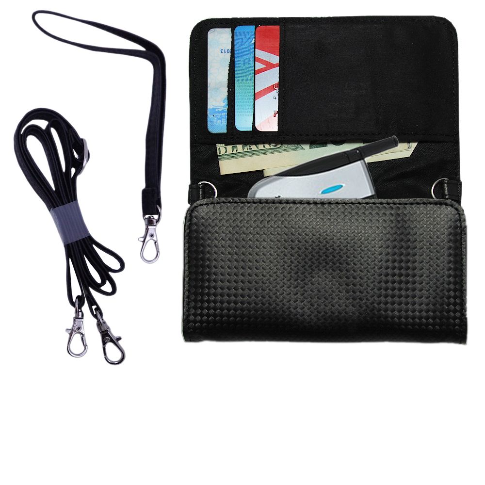 Purse Handbag Case for the UTStarcom CDM 7025  - Color Options Blue Pink White Black and Red