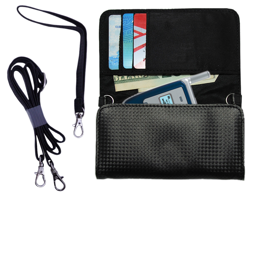 Purse Handbag Case for the UTStarcom CDM 8910  - Color Options Blue Pink White Black and Red
