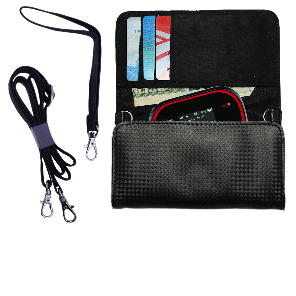 Purse Handbag Case for the Verizon Jetpack 4GLTE  - Color Options Blue Pink White Black and Red