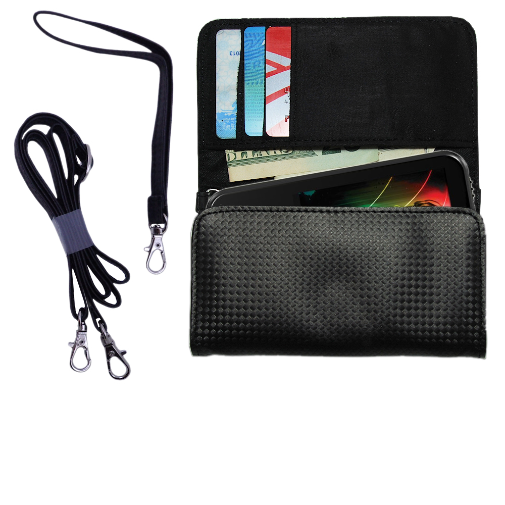 Purse Handbag Case for the Visual Land V-Motion Pro ME-904  - Color Options Blue Pink White Black and Red