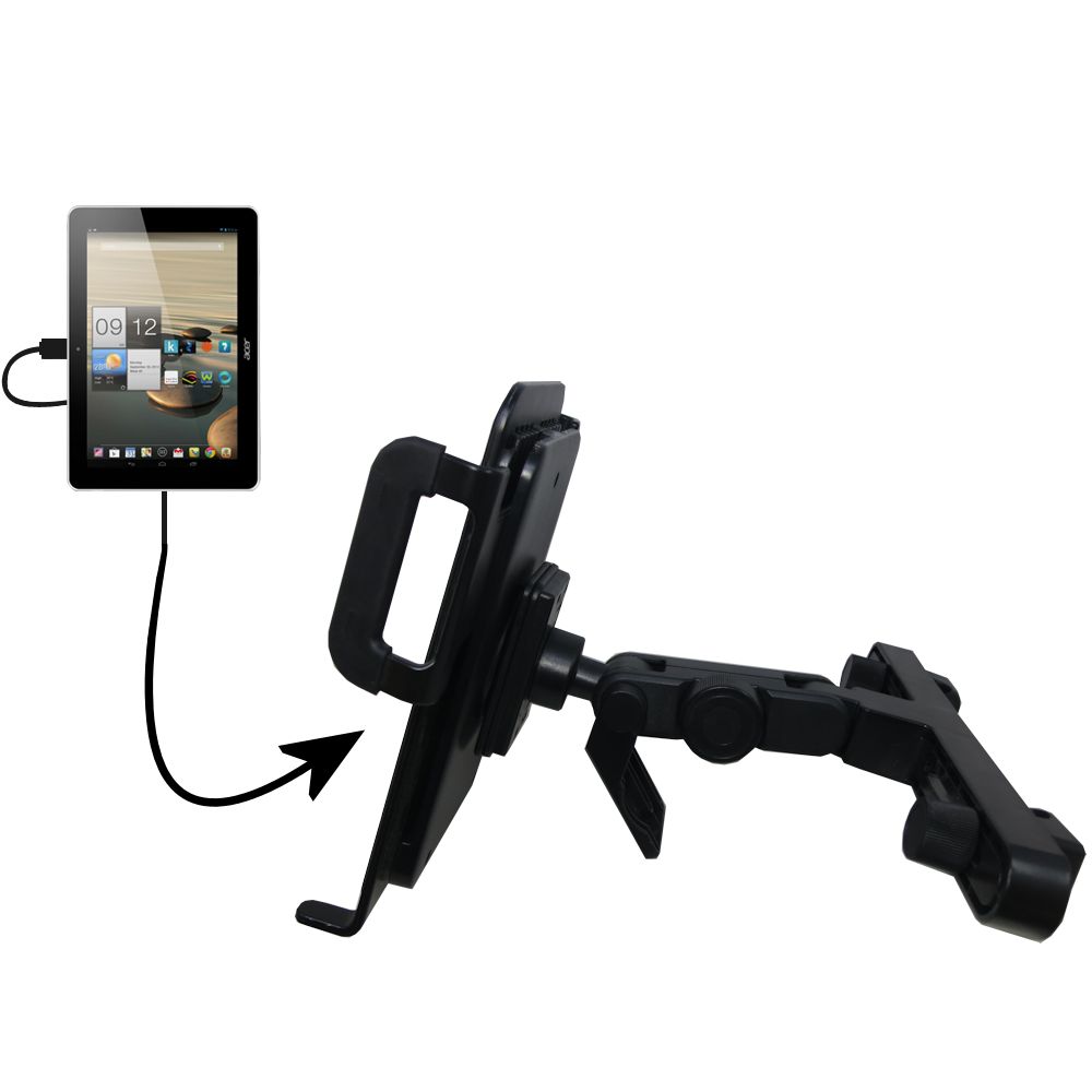 Headrest Holder compatible with the Acer Iconia A3