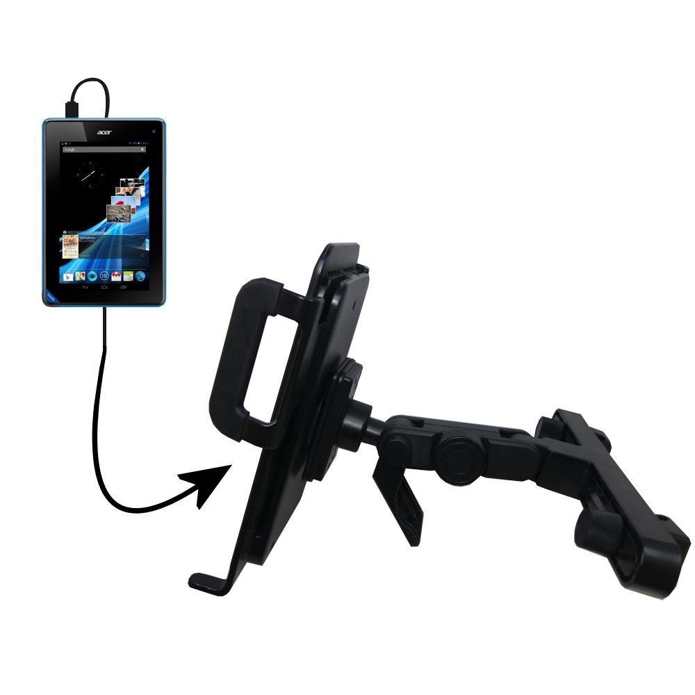 Headrest Holder compatible with the Acer Iconia B1