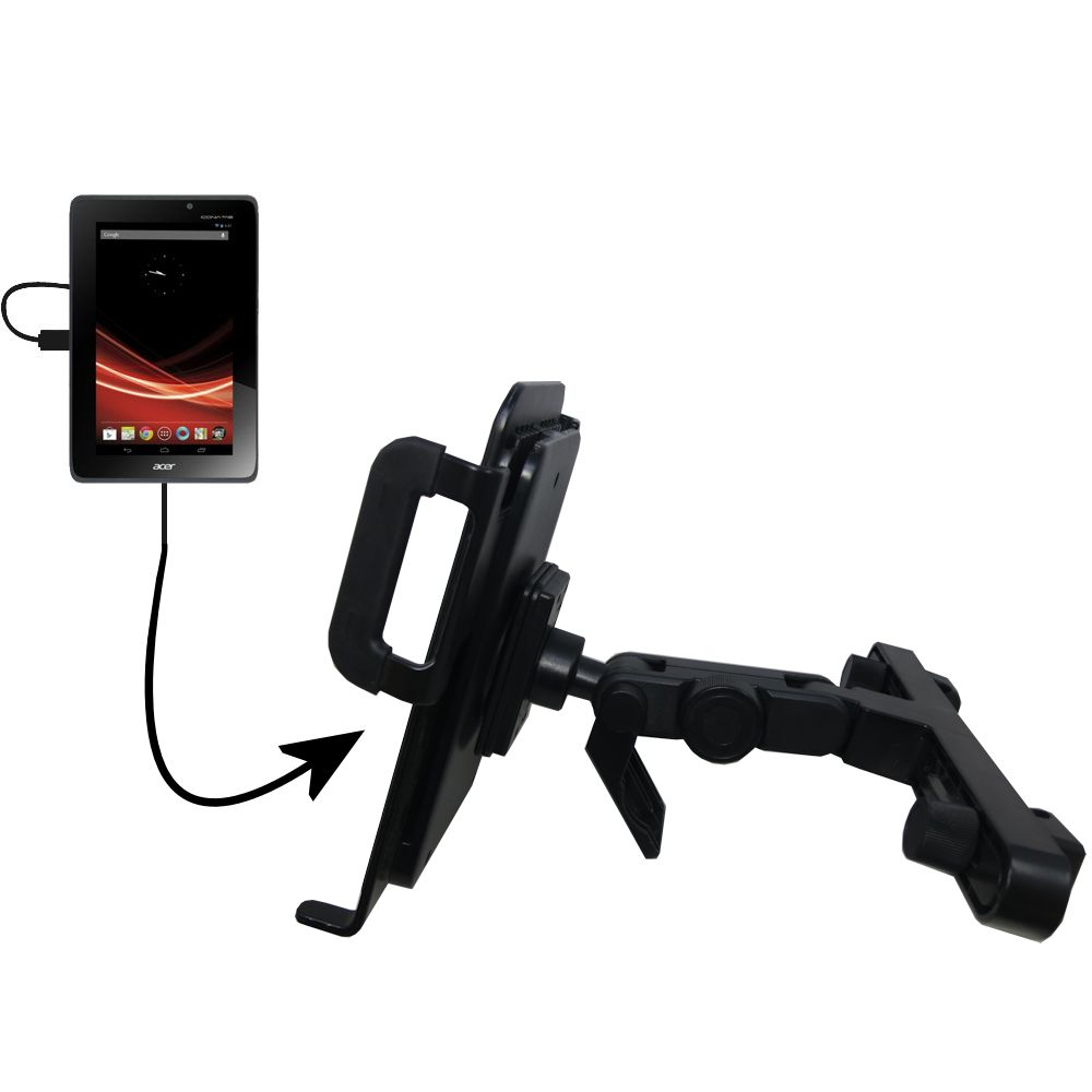 Headrest Holder compatible with the Asus Iconia Tab A110