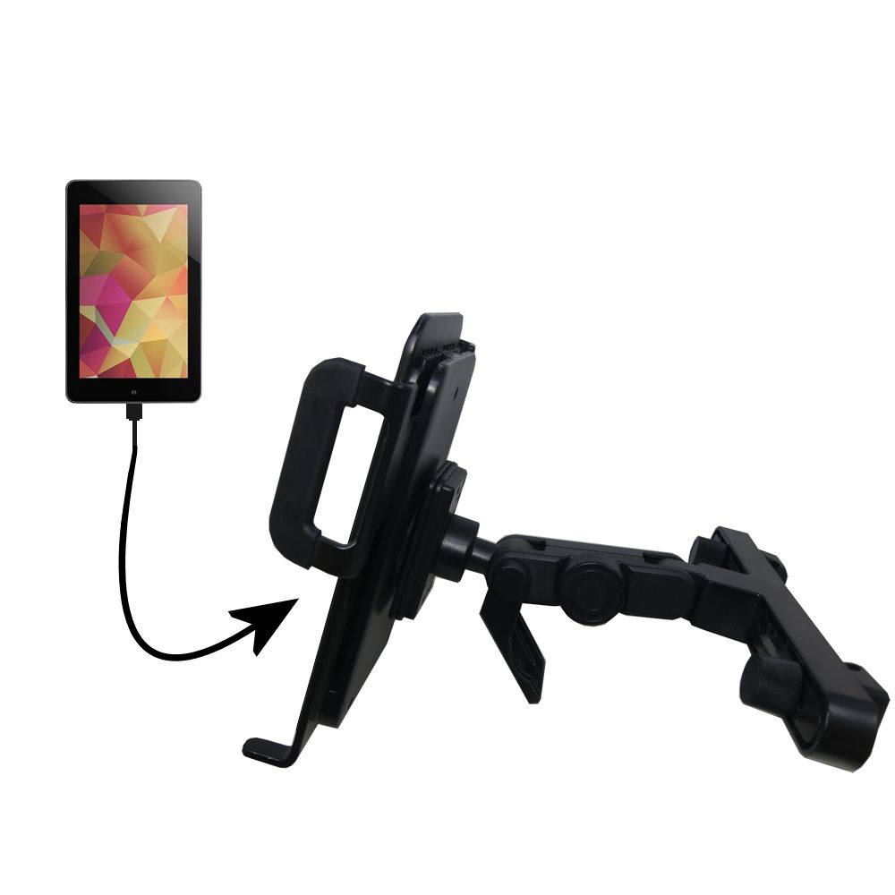 Headrest Holder compatible with the Asus Pad ME370t
