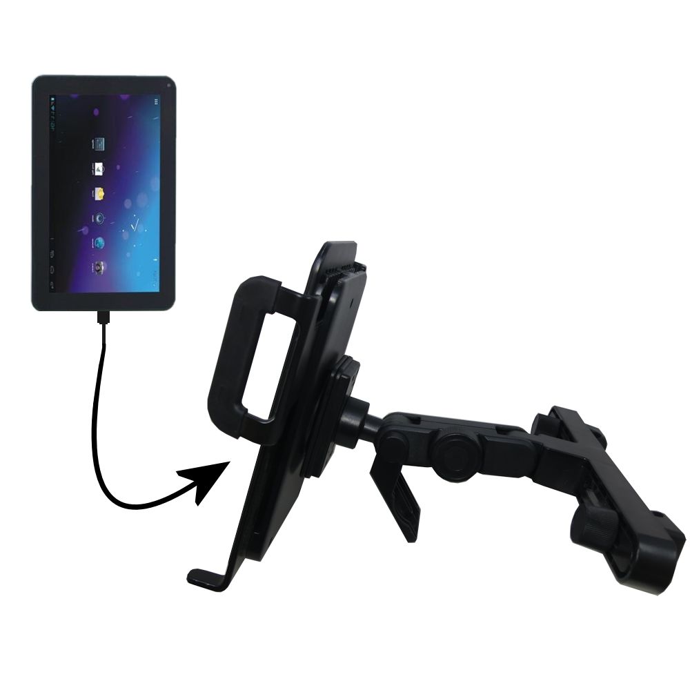 Headrest Holder compatible with the Double Power M975 9 inch tablet