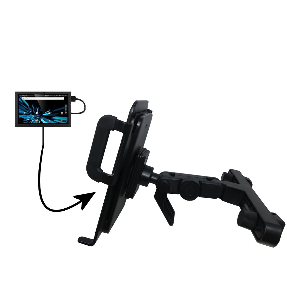Headrest Holder compatible with the Elonex 1040ET eTouch Blade Wi-Fi
