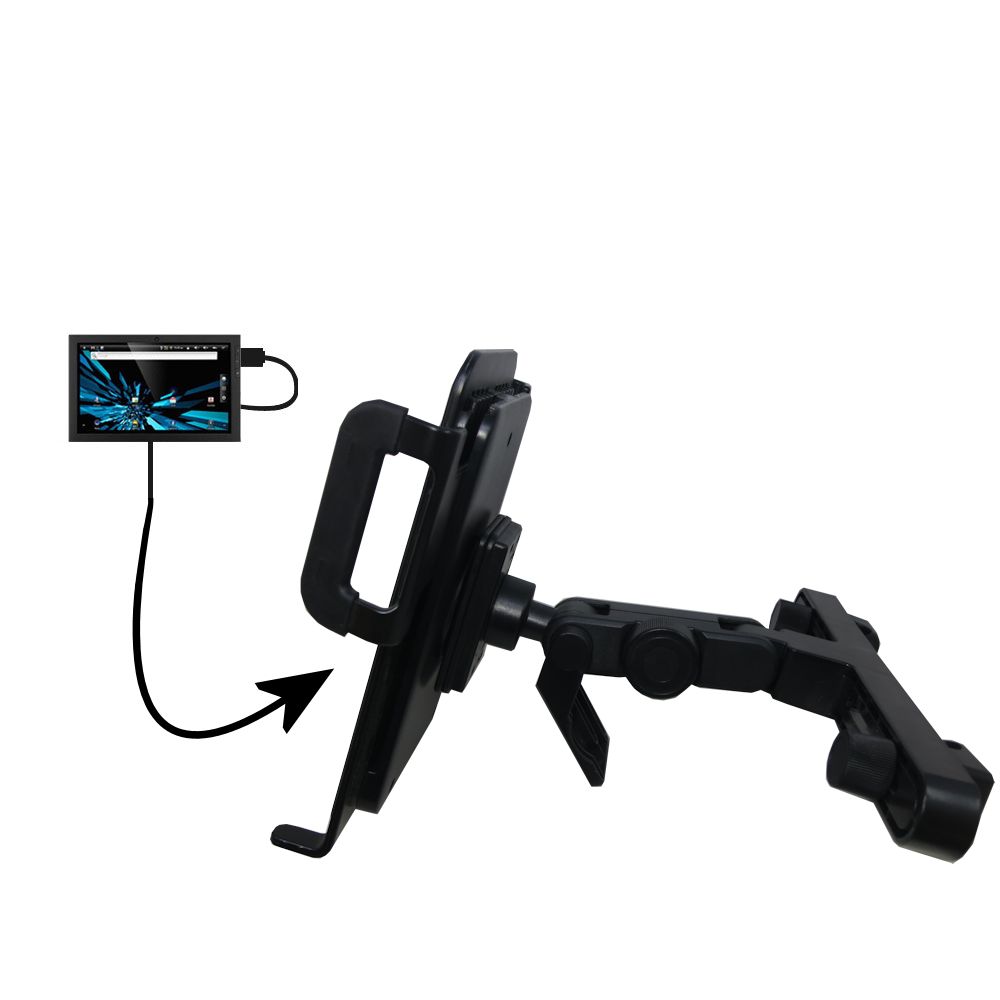 Headrest Holder compatible with the Elonex 1043ET eTouch Blade 3G