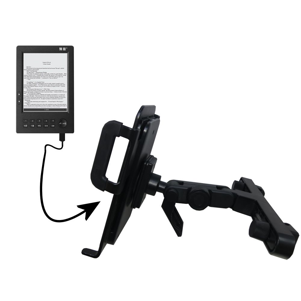 Headrest Holder compatible with the HanLin eBook V3
