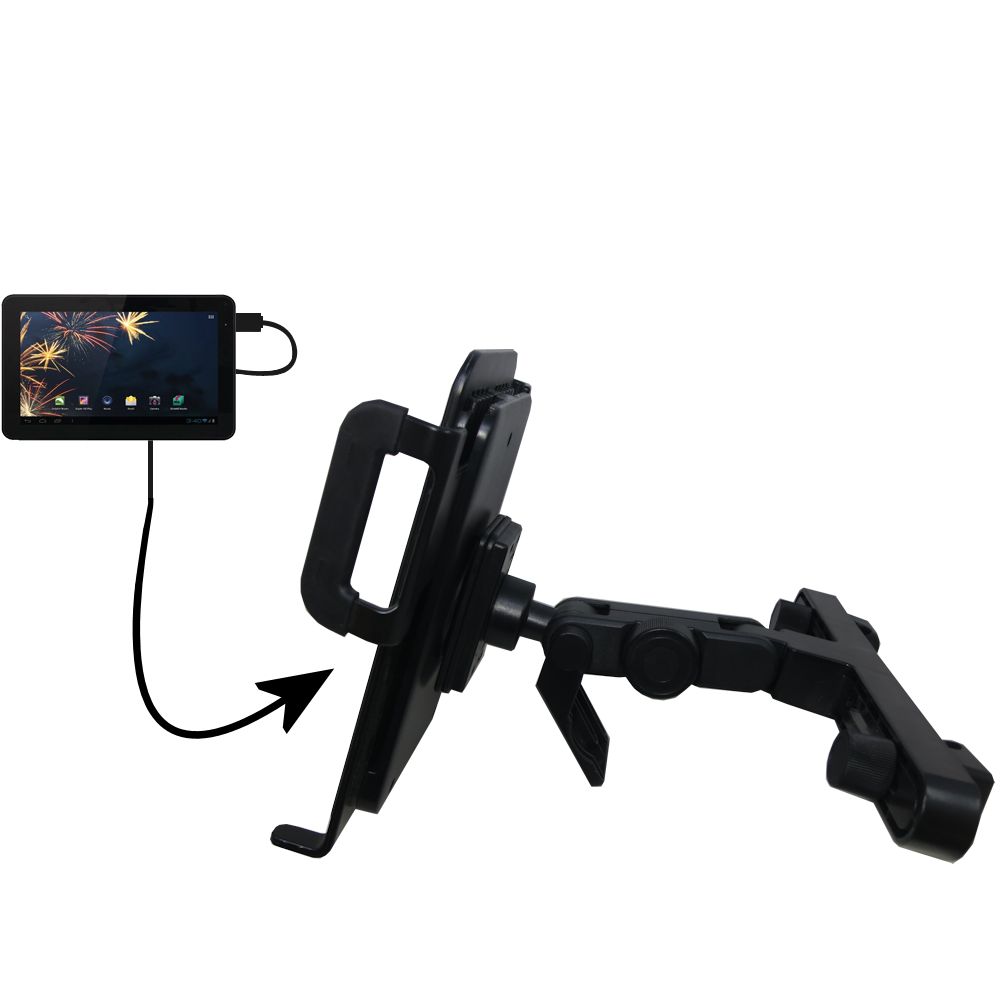 Headrest Holder compatible with the Hipstreet FLARE 2 HS-9DTB7-8G