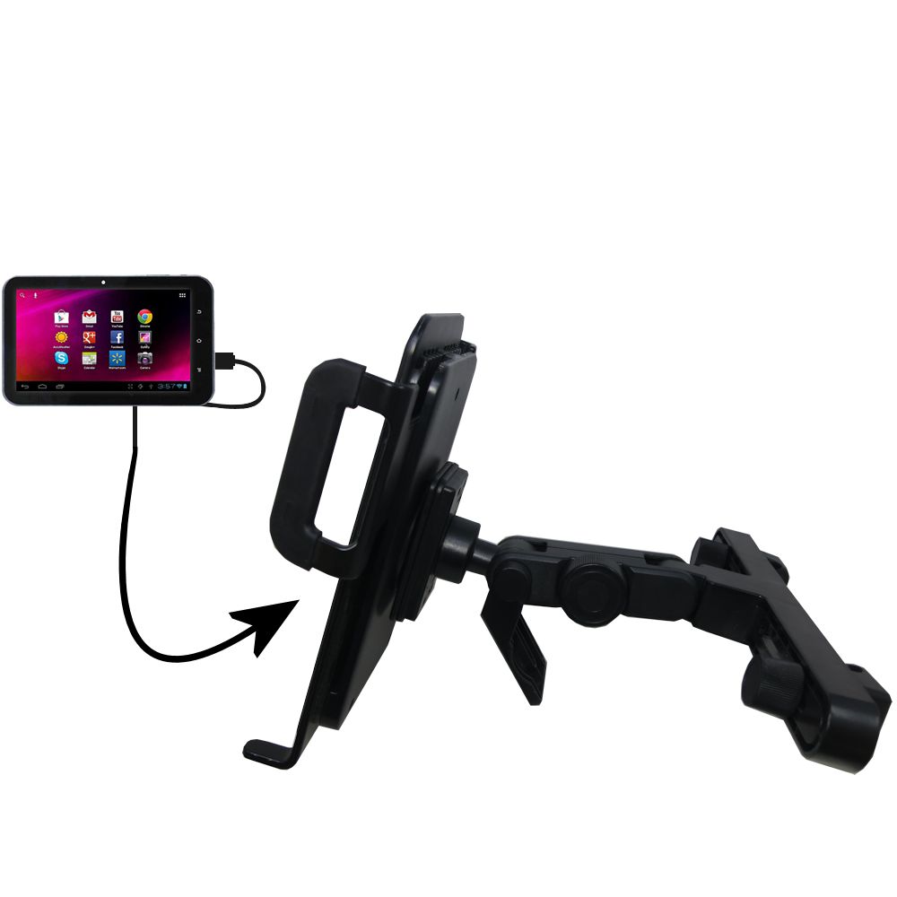 Headrest Holder compatible with the HKC 7 Tablet LC07740