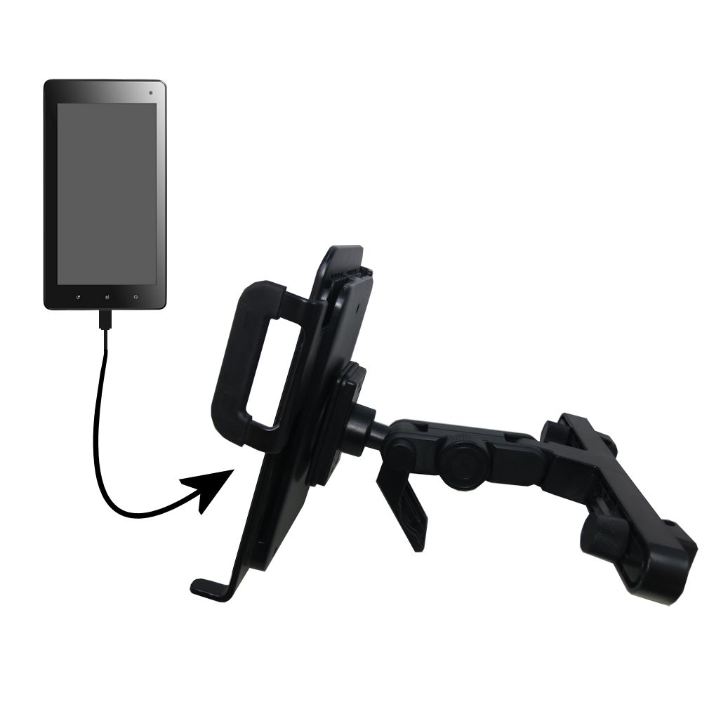 Headrest Holder compatible with the Huawei IDEOS S7 Slim / S7 PRO