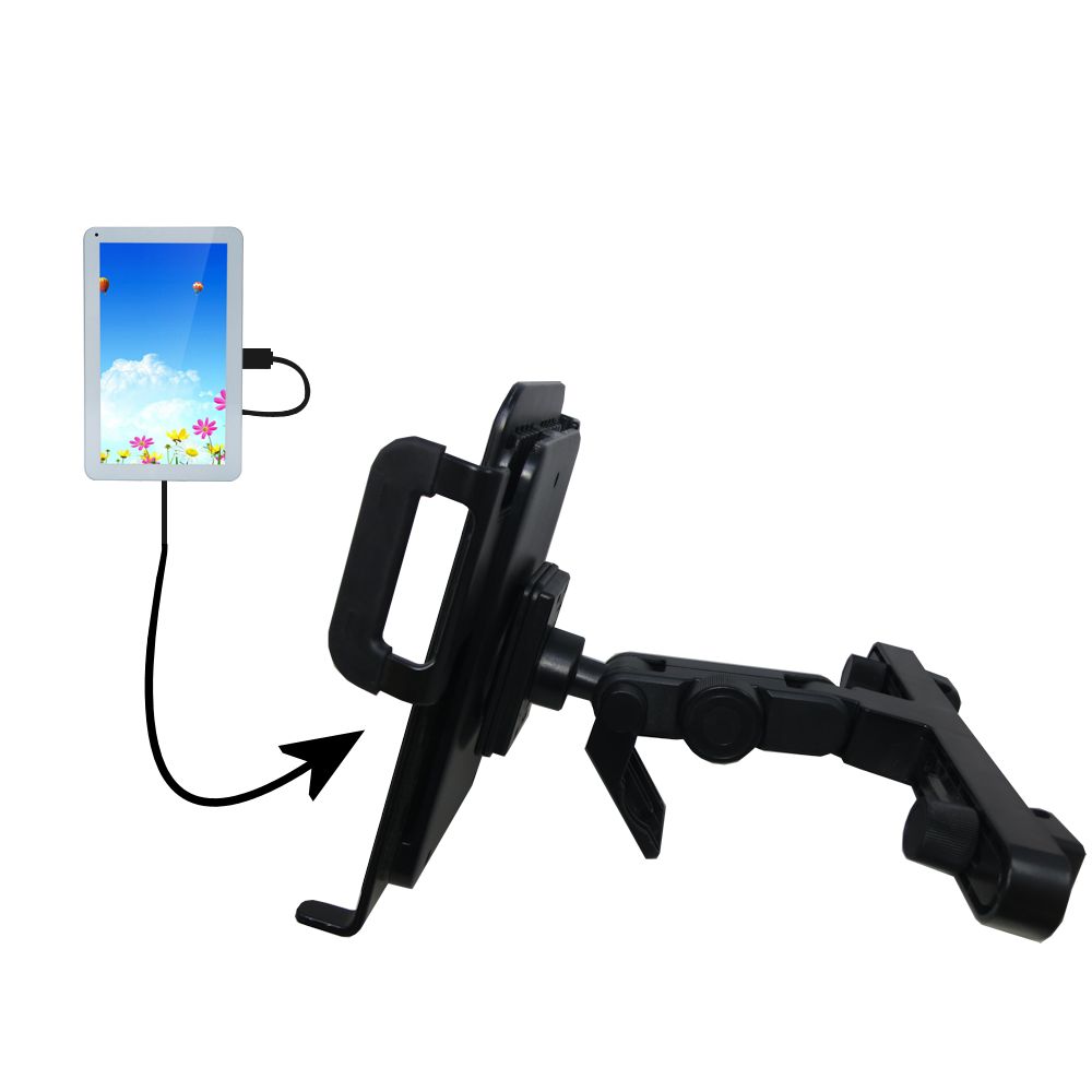Headrest Holder compatible with the iRulu AX101 AX123 AX124 Tablet