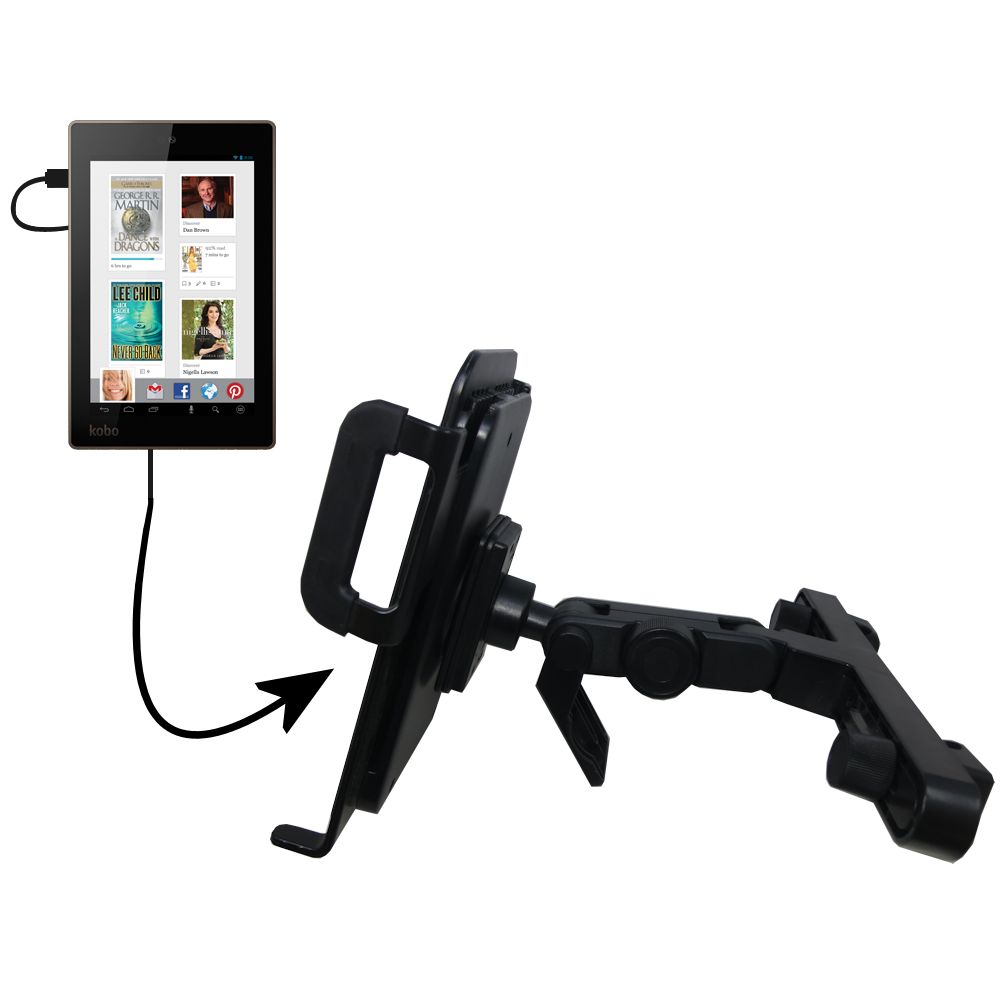 Headrest Holder compatible with the Kobo Arc 7 / Arc 7 HD