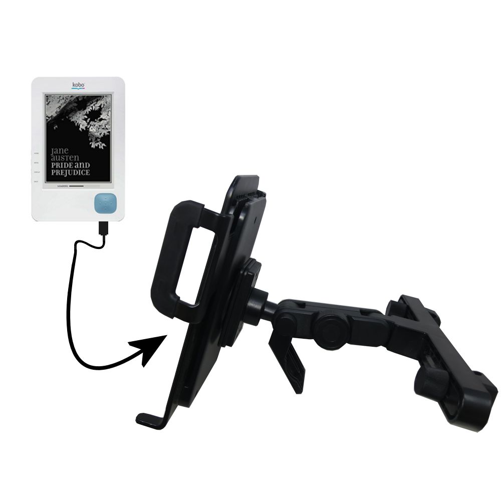 Headrest Holder compatible with the Kobo eReader