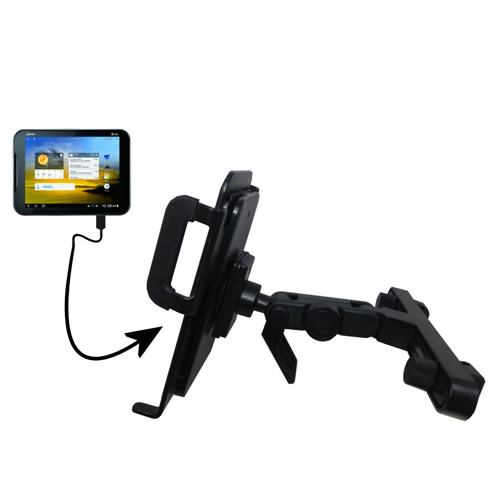 Gomadic Brand Unique Vehicle Headrest Display Mount for the Pantech Element