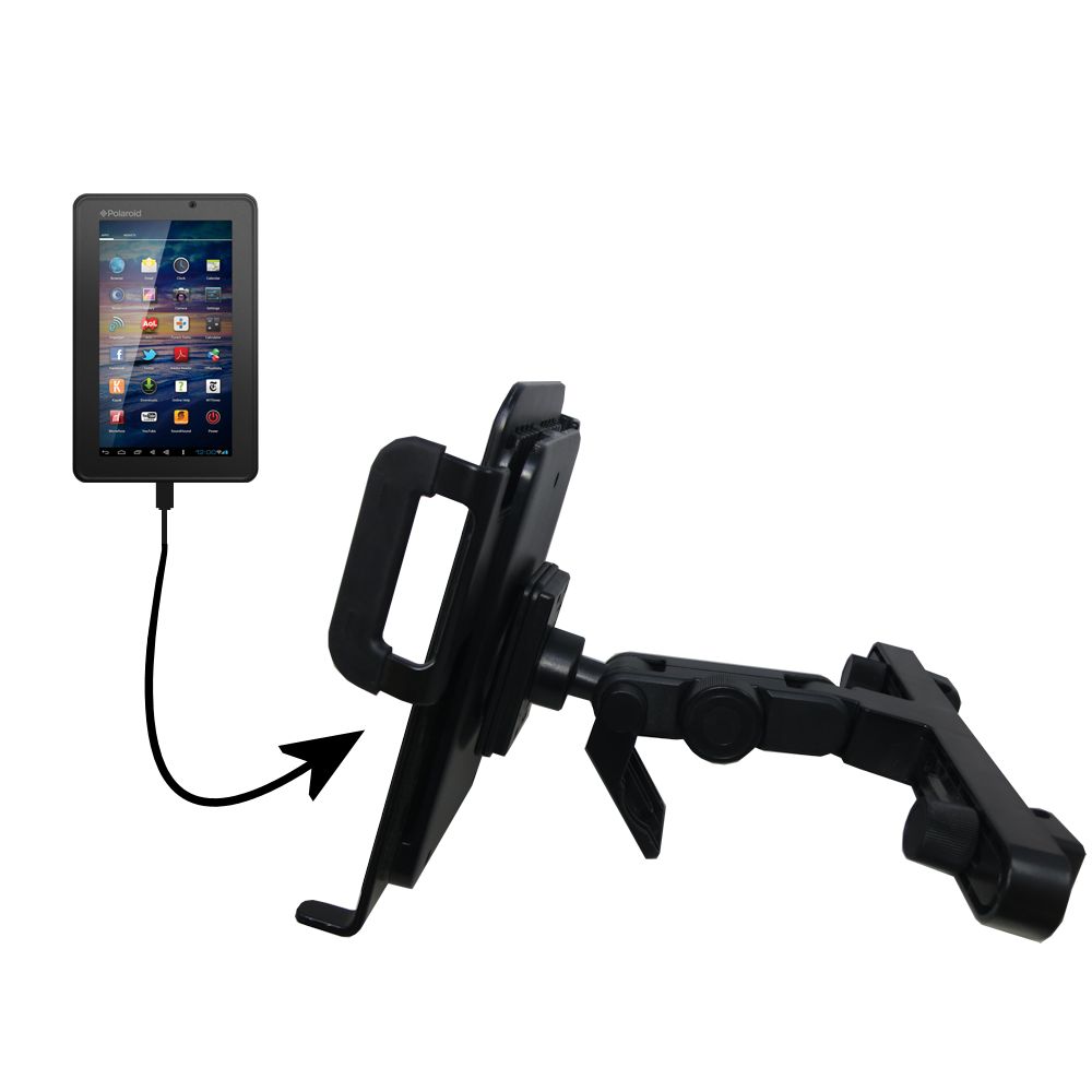 Headrest Holder compatible with the Polaroid PMID706