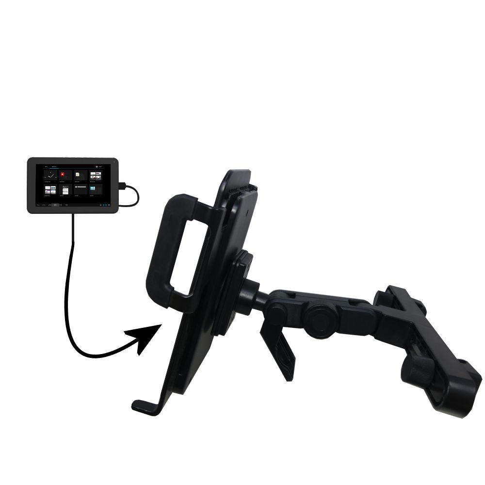 Headrest Holder compatible with the Proscan  PLT7223 GK4 / GK6 Tablet