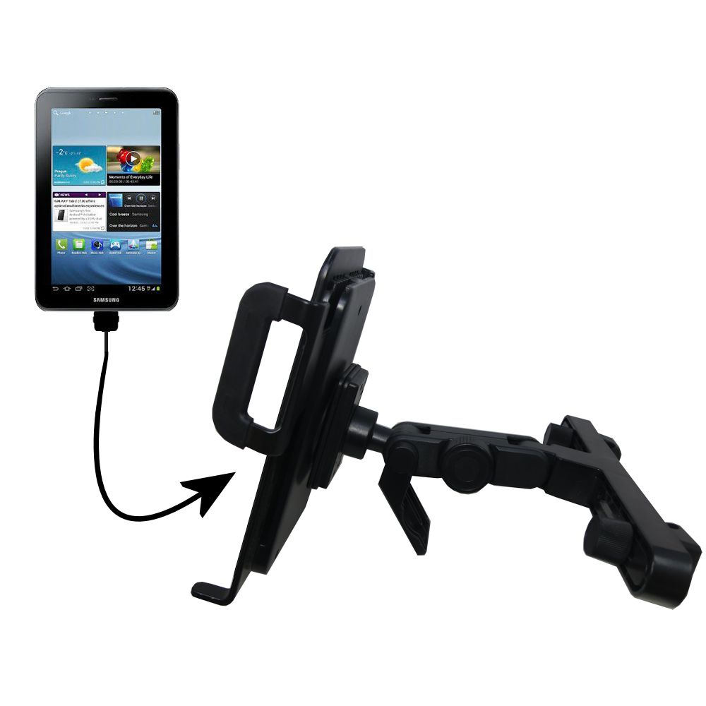 Headrest Holder compatible with the Samsung Galaxy Tab