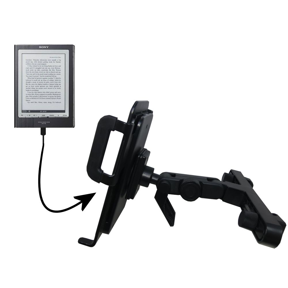 Headrest Holder compatible with the Sony PRS-700BC Digital Reader