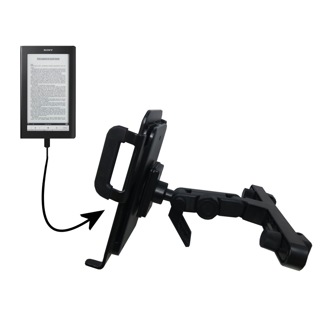 Headrest Holder compatible with the Sony PRS-900 Reader Daily Edition