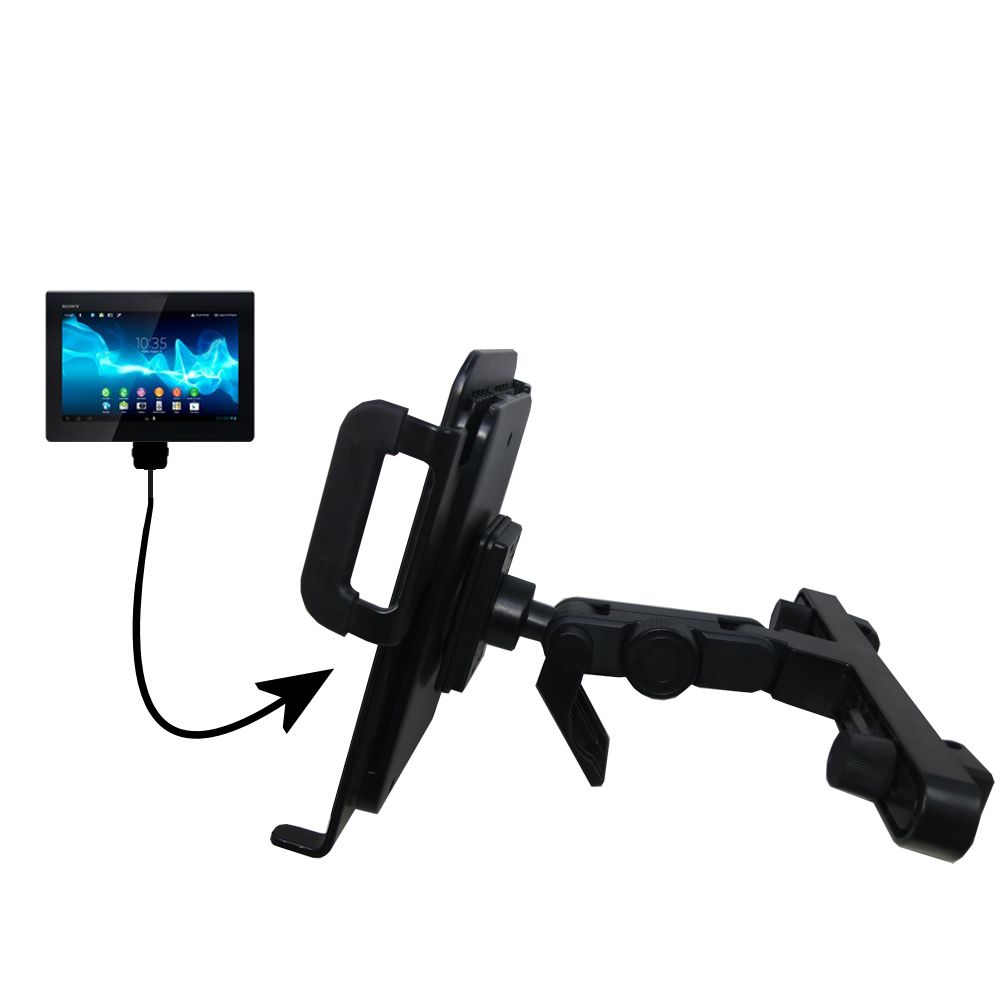 Headrest Holder compatible with the Sony Xperia Tablet S  SGPT121US/S
