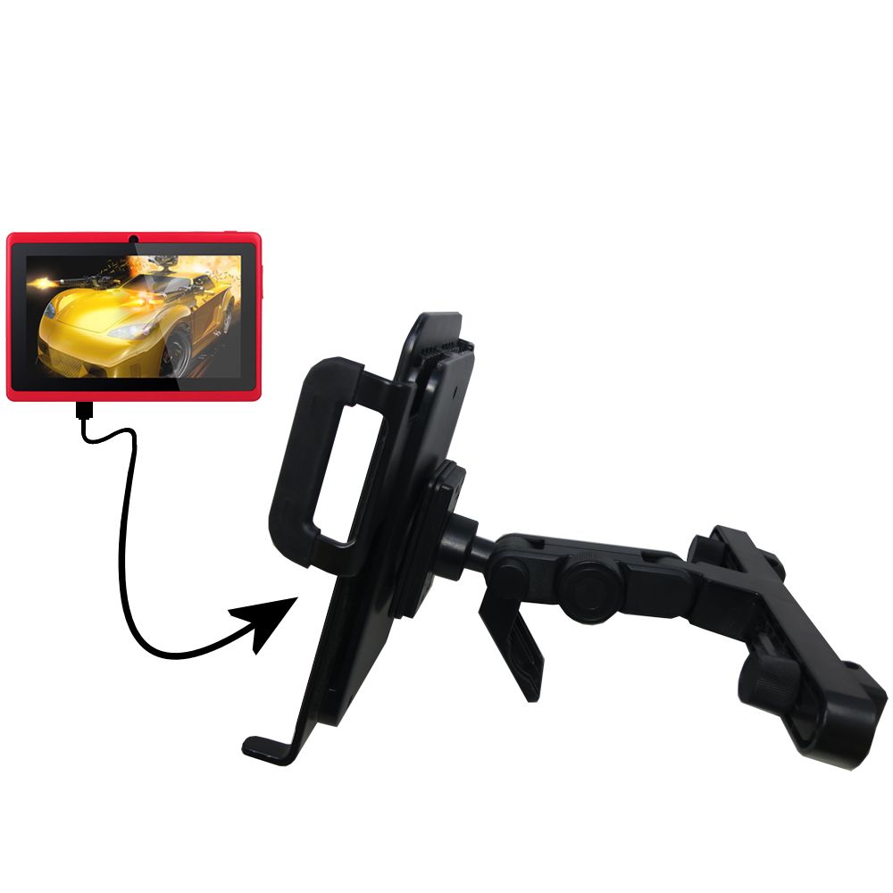 Headrest Holder compatible with the Tablet Express Dragon Touch 9 inch A13 MID948B