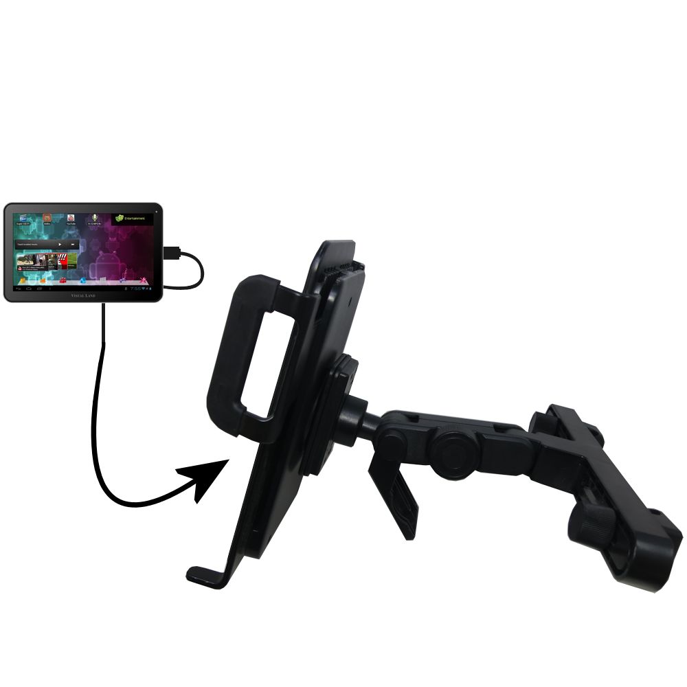 Headrest Holder compatible with the Visual Land Prestige Pro 10D