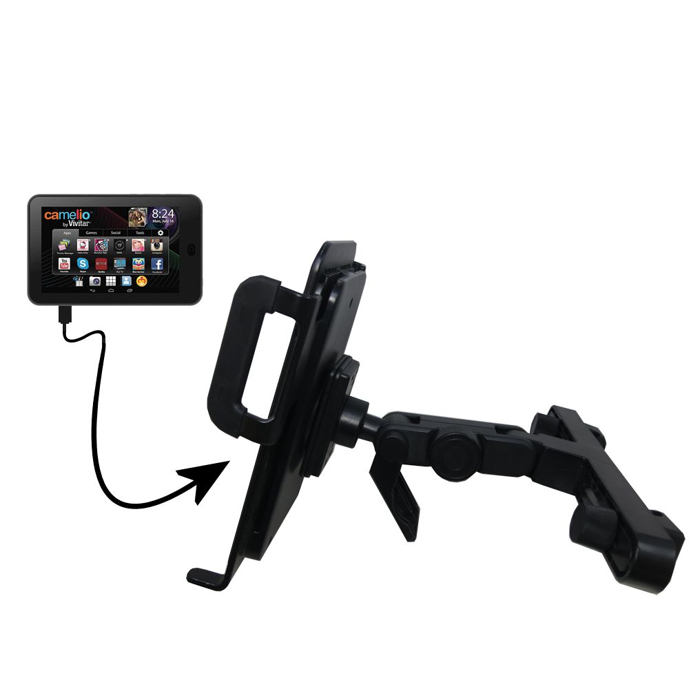 Headrest Holder compatible with the Vivitar Camelio