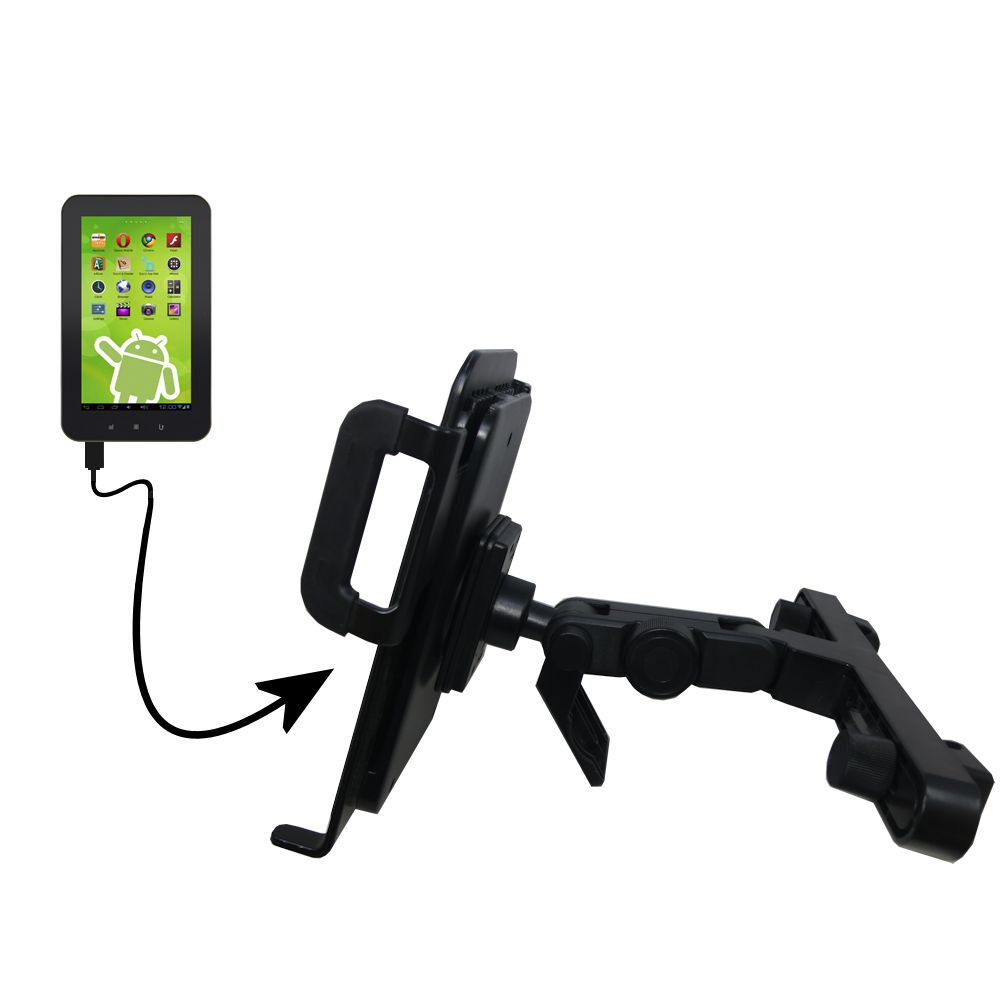 Headrest Holder compatible with the Zeki Android Tablet TBD753B  TBD763B TBD773B
