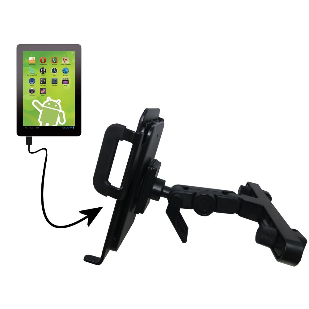 Headrest Holder compatible with the Zeki Android Tablet TBDB863B