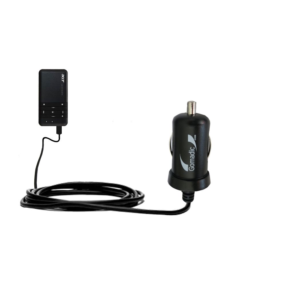 Mini Car Charger compatible with the Acer C20 DLP Projector