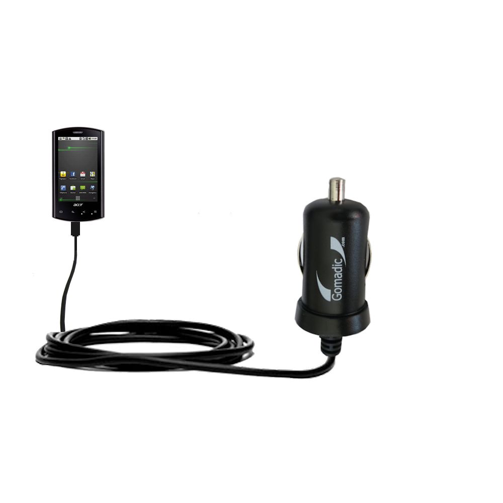 Mini Car Charger compatible with the Acer Liquid E
