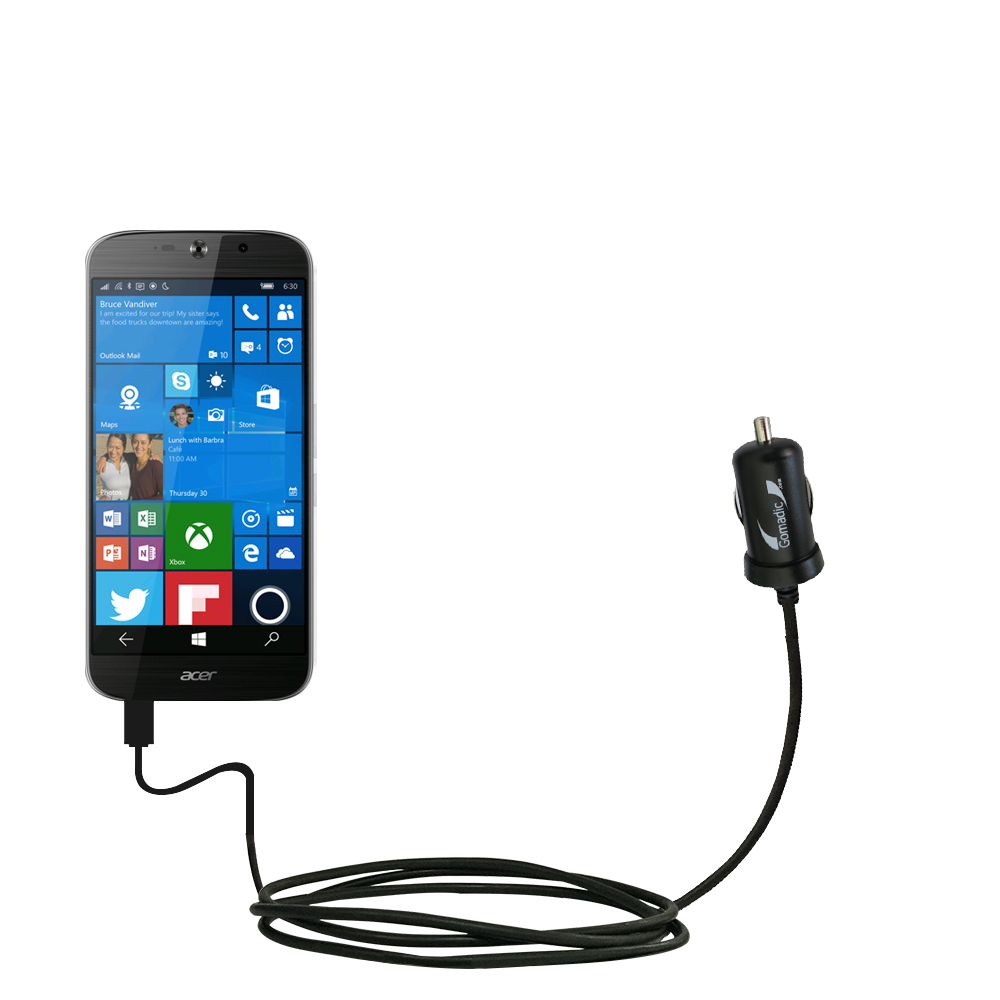 Mini Car Charger compatible with the Acer Liquid Jade Primo