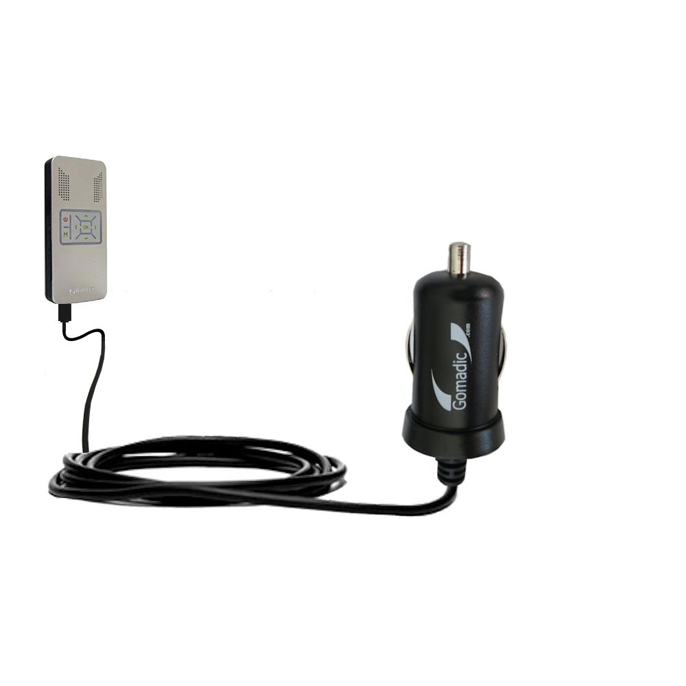 Mini Car Charger compatible with the Aiptek PocketCinema v50
