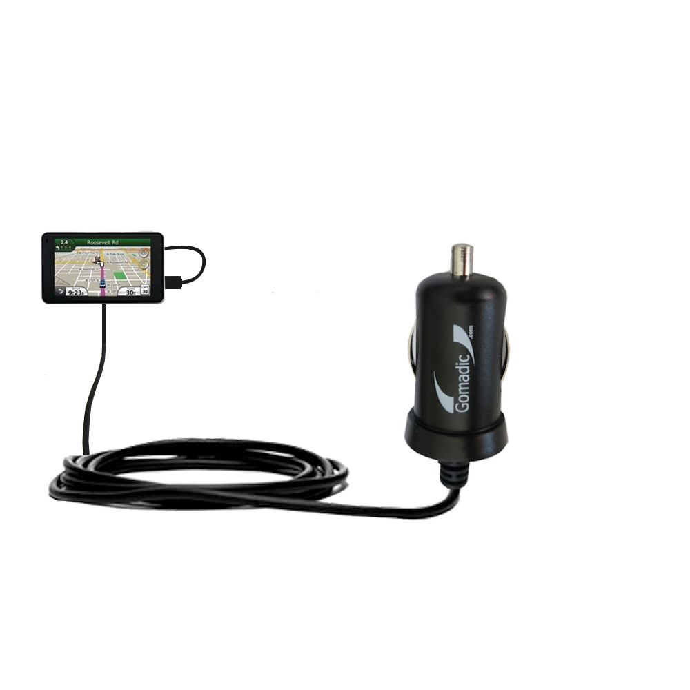 Mini Car Charger compatible with the Amcor Navigation GPS 3750