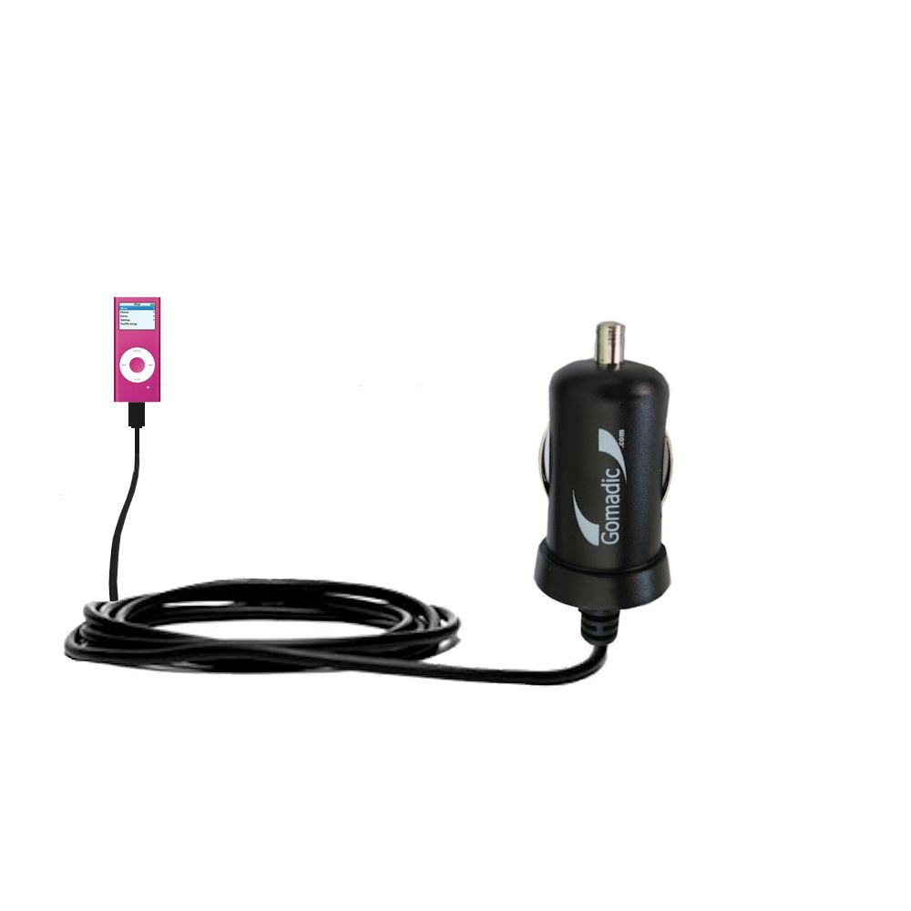 Mini Car Charger compatible with the Apple Nano (4GB)