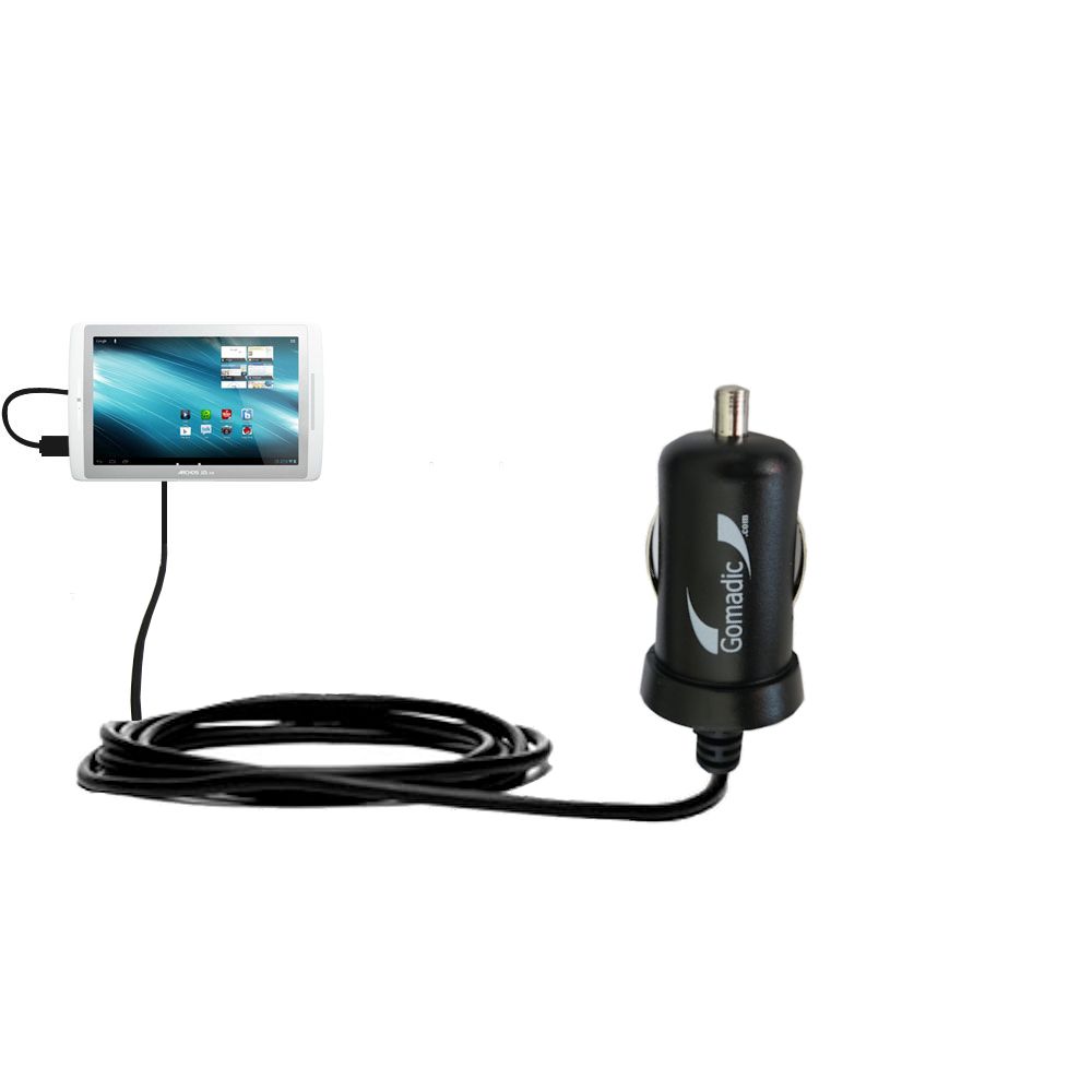 Mini Car Charger compatible with the Archos 101 XS Gen 10