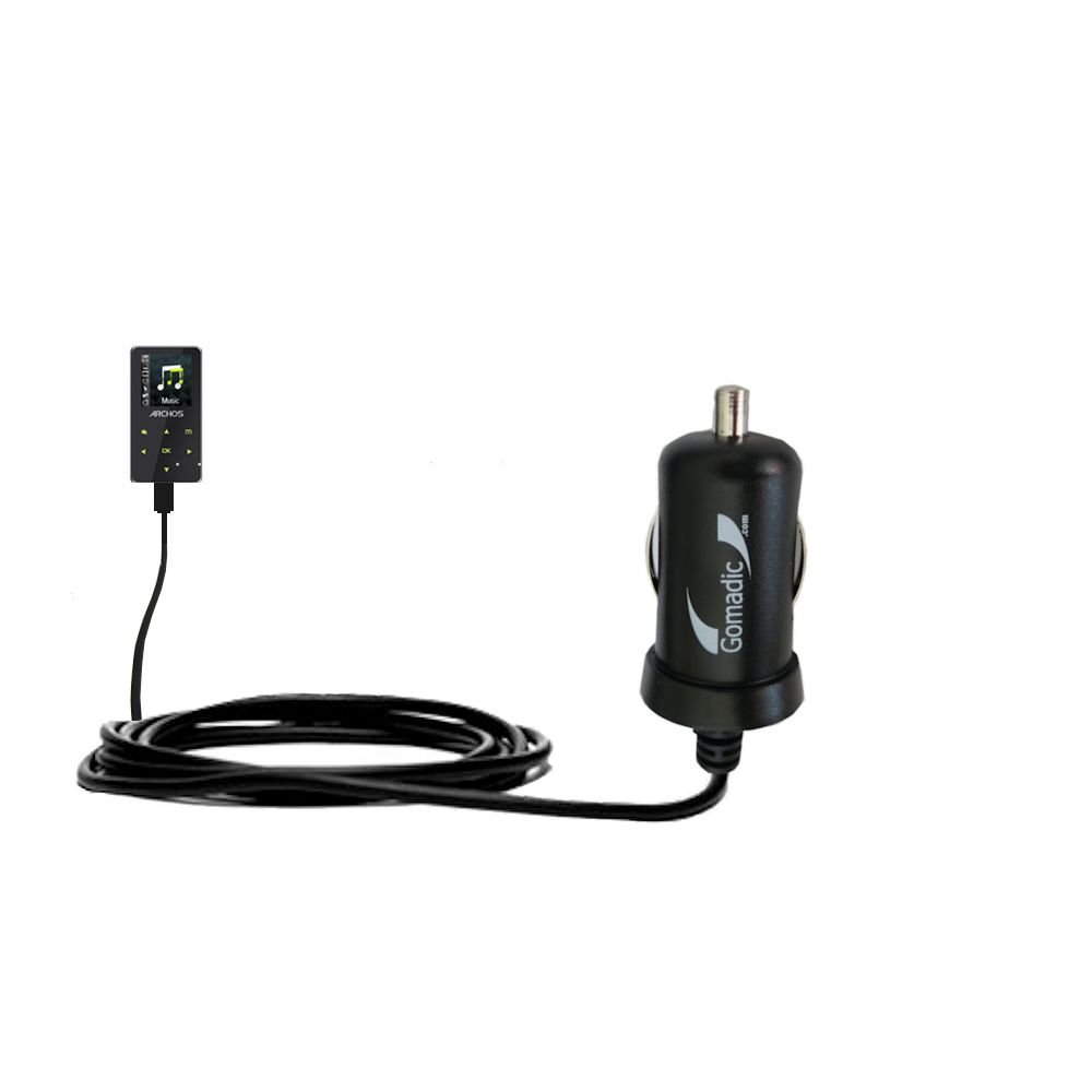 Mini Car Charger compatible with the Archos 15 15b Vision A15VS